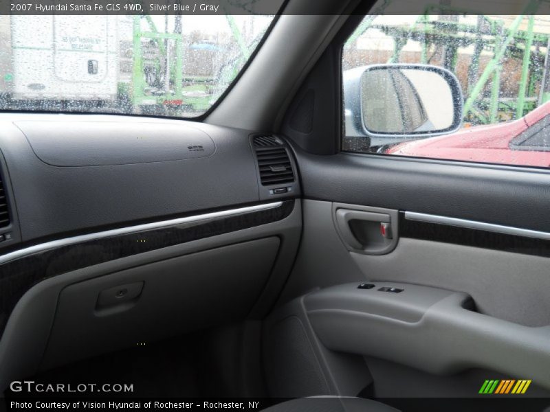 Silver Blue / Gray 2007 Hyundai Santa Fe GLS 4WD