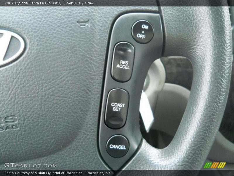 Silver Blue / Gray 2007 Hyundai Santa Fe GLS 4WD