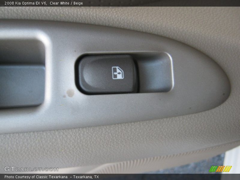 Clear White / Beige 2008 Kia Optima EX V6