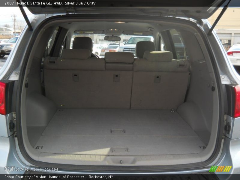 Silver Blue / Gray 2007 Hyundai Santa Fe GLS 4WD