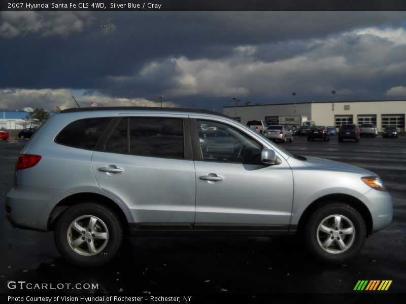 Silver Blue / Gray 2007 Hyundai Santa Fe GLS 4WD