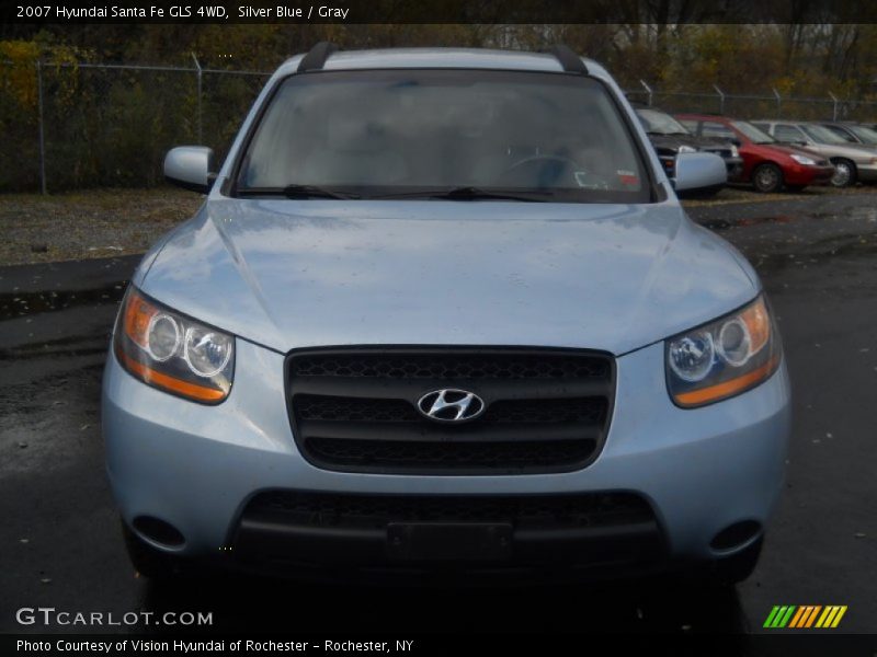 Silver Blue / Gray 2007 Hyundai Santa Fe GLS 4WD