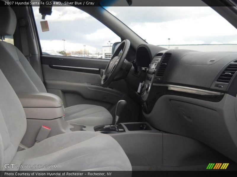 Silver Blue / Gray 2007 Hyundai Santa Fe GLS 4WD
