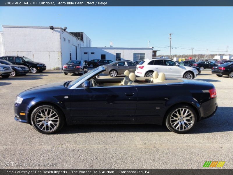 2009 A4 2.0T Cabriolet Moro Blue Pearl Effect