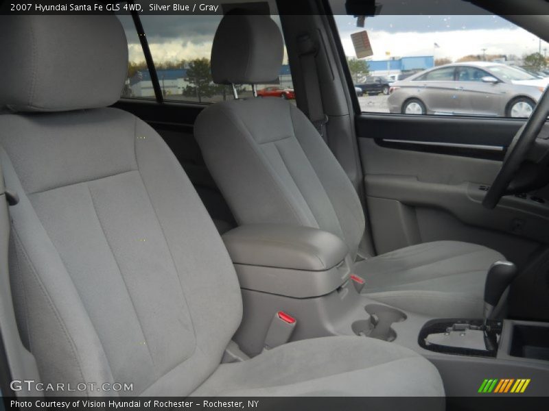Silver Blue / Gray 2007 Hyundai Santa Fe GLS 4WD