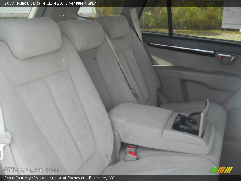 Silver Blue / Gray 2007 Hyundai Santa Fe GLS 4WD