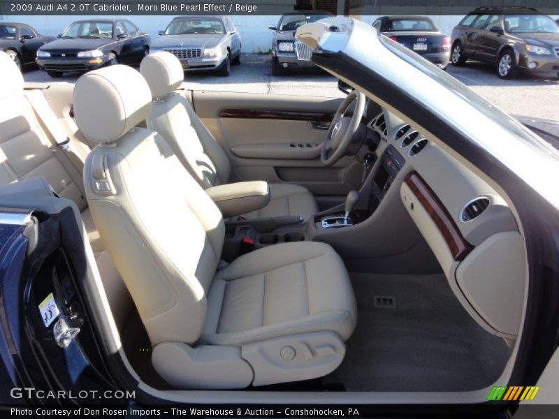  2009 A4 2.0T Cabriolet Beige Interior