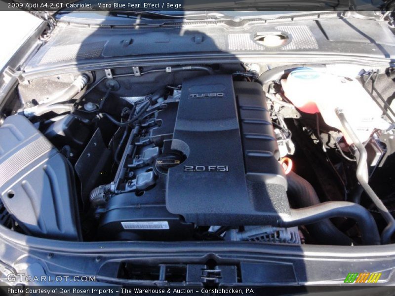  2009 A4 2.0T Cabriolet Engine - 2.0 Liter FSI Turbocharged DOHC 16-Valve VVT 4 Cylinder