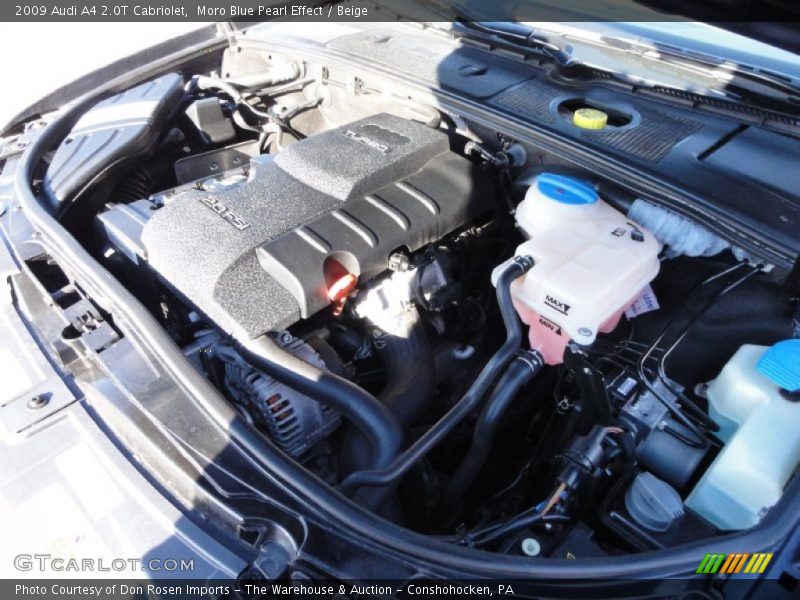  2009 A4 2.0T Cabriolet Engine - 2.0 Liter FSI Turbocharged DOHC 16-Valve VVT 4 Cylinder