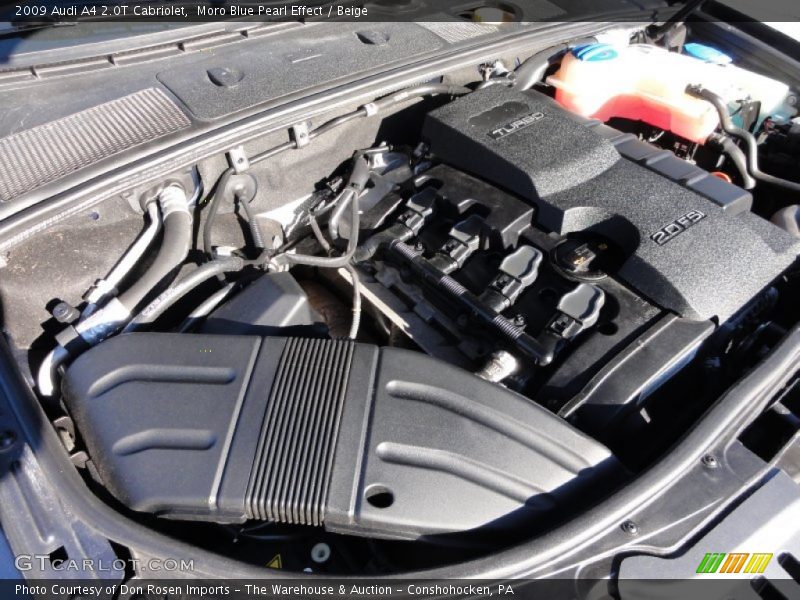  2009 A4 2.0T Cabriolet Engine - 2.0 Liter FSI Turbocharged DOHC 16-Valve VVT 4 Cylinder