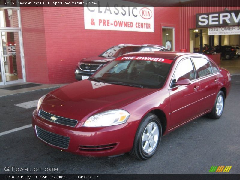 Sport Red Metallic / Gray 2006 Chevrolet Impala LT