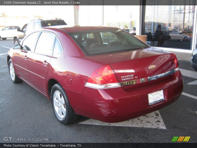 Sport Red Metallic / Gray 2006 Chevrolet Impala LT