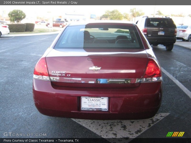 Sport Red Metallic / Gray 2006 Chevrolet Impala LT