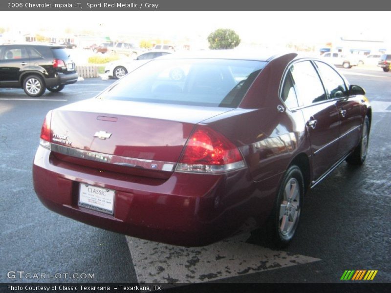 Sport Red Metallic / Gray 2006 Chevrolet Impala LT