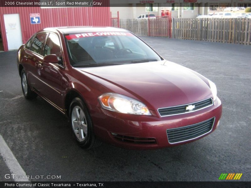 Sport Red Metallic / Gray 2006 Chevrolet Impala LT