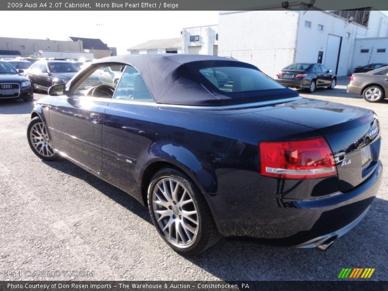  2009 A4 2.0T Cabriolet Moro Blue Pearl Effect