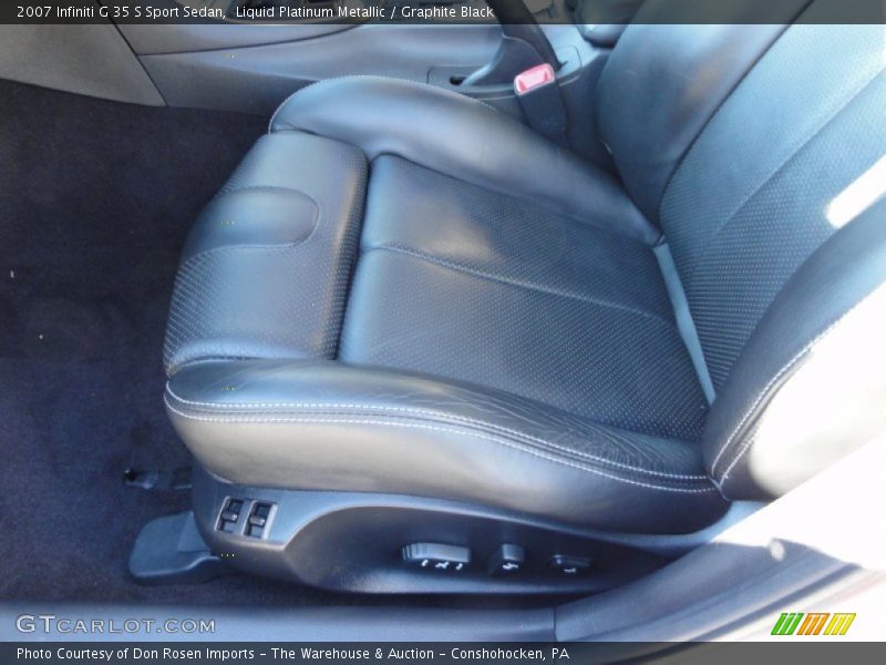 Liquid Platinum Metallic / Graphite Black 2007 Infiniti G 35 S Sport Sedan