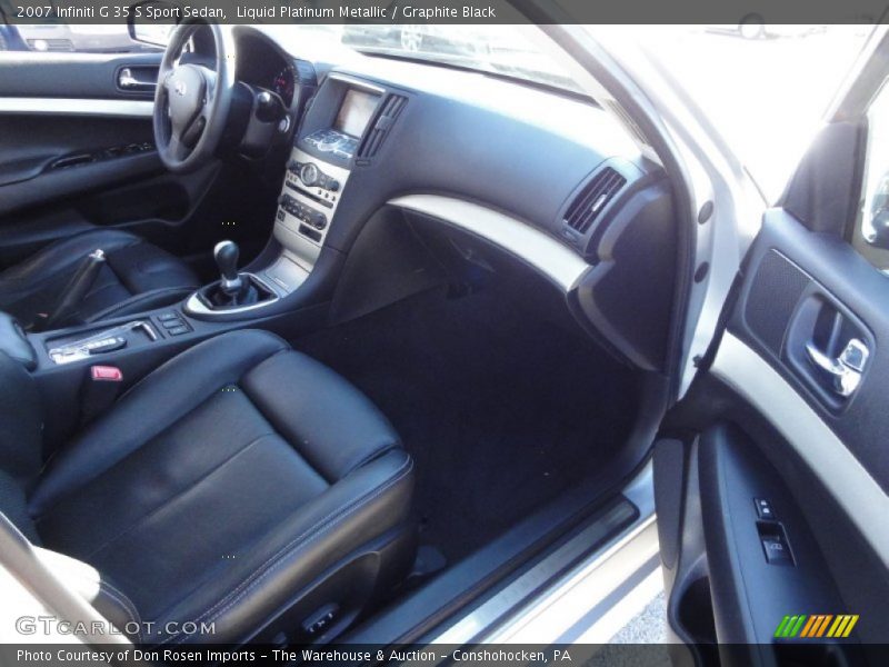 Liquid Platinum Metallic / Graphite Black 2007 Infiniti G 35 S Sport Sedan