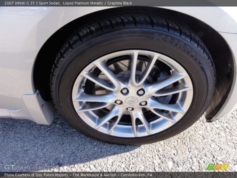  2007 G 35 S Sport Sedan Wheel