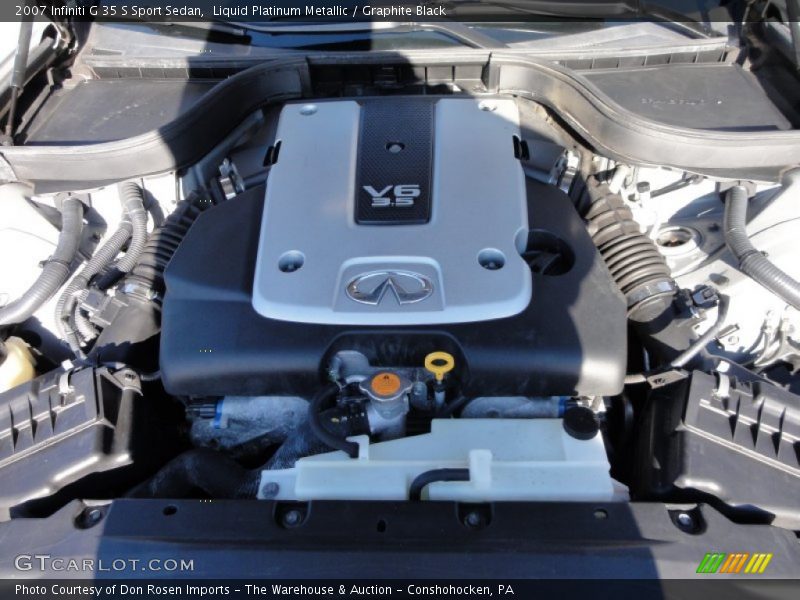  2007 G 35 S Sport Sedan Engine - 3.5 Liter DOHC 24-Valve VVT V6