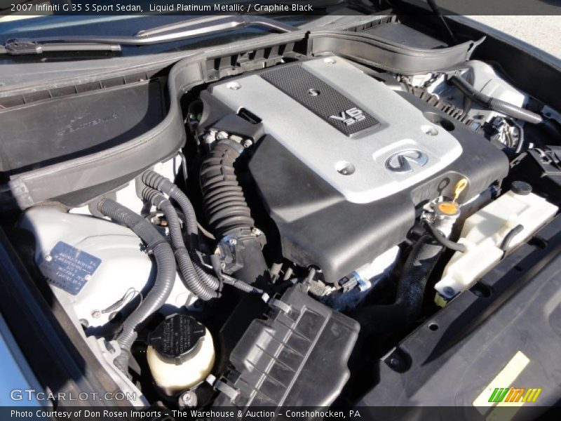 Liquid Platinum Metallic / Graphite Black 2007 Infiniti G 35 S Sport Sedan