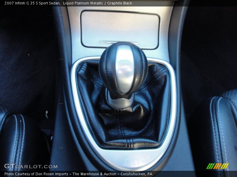 Liquid Platinum Metallic / Graphite Black 2007 Infiniti G 35 S Sport Sedan