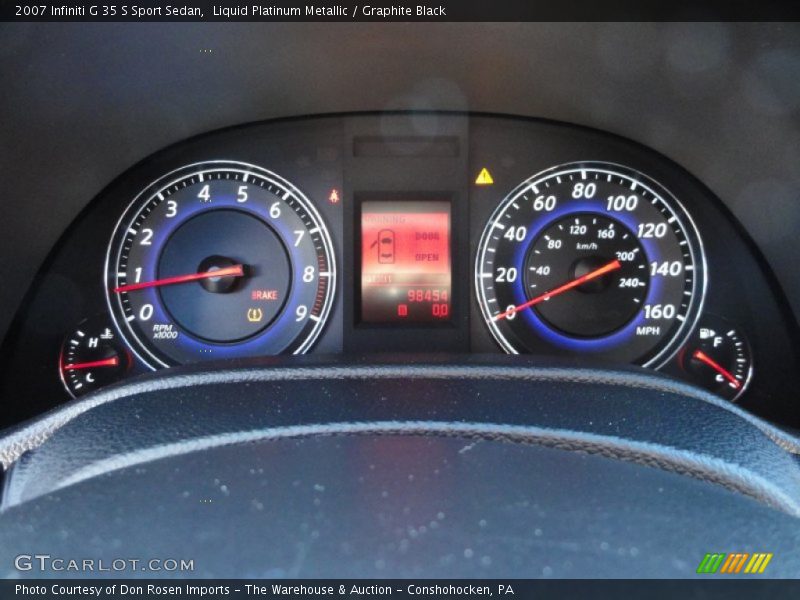 Liquid Platinum Metallic / Graphite Black 2007 Infiniti G 35 S Sport Sedan