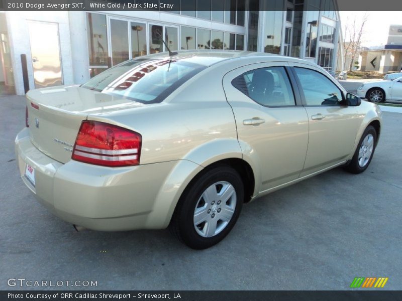 White Gold / Dark Slate Gray 2010 Dodge Avenger SXT