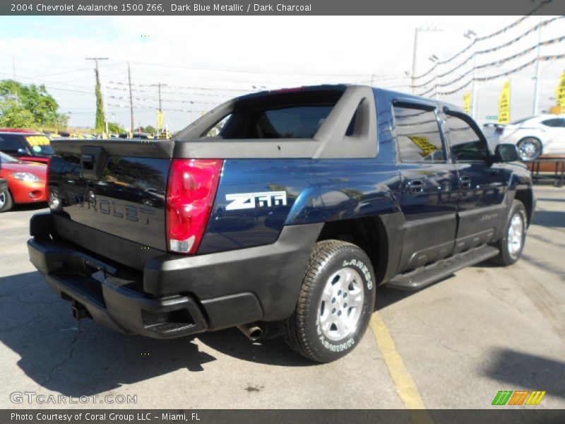 Dark Blue Metallic / Dark Charcoal 2004 Chevrolet Avalanche 1500 Z66