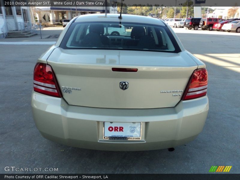 White Gold / Dark Slate Gray 2010 Dodge Avenger SXT
