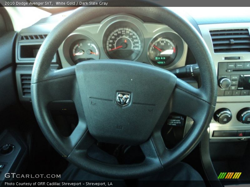 White Gold / Dark Slate Gray 2010 Dodge Avenger SXT