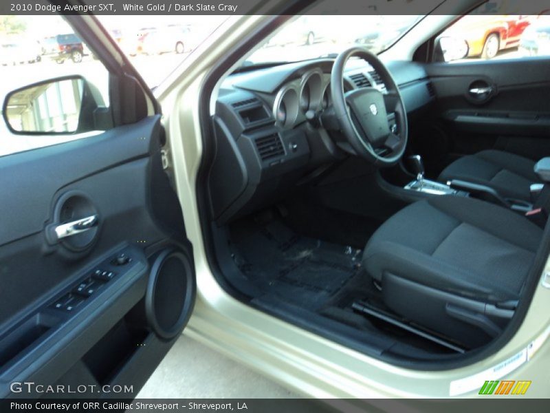 White Gold / Dark Slate Gray 2010 Dodge Avenger SXT