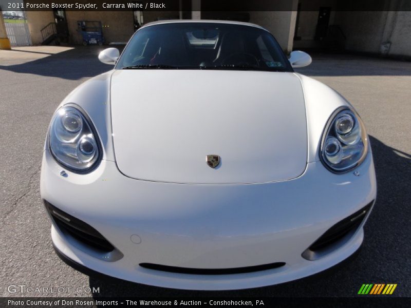 Front End - 2011 Porsche Boxster Spyder