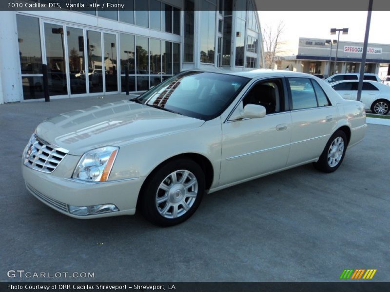 Vanilla Latte / Ebony 2010 Cadillac DTS