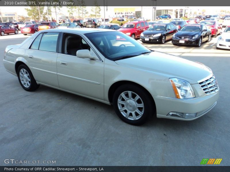 Vanilla Latte / Ebony 2010 Cadillac DTS