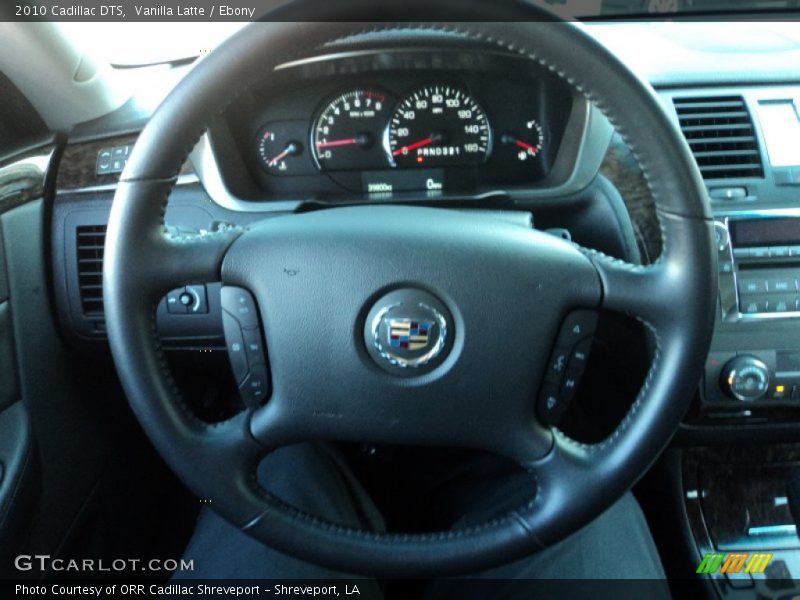 Vanilla Latte / Ebony 2010 Cadillac DTS