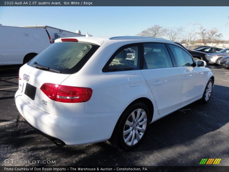 Ibis White / Beige 2010 Audi A4 2.0T quattro Avant