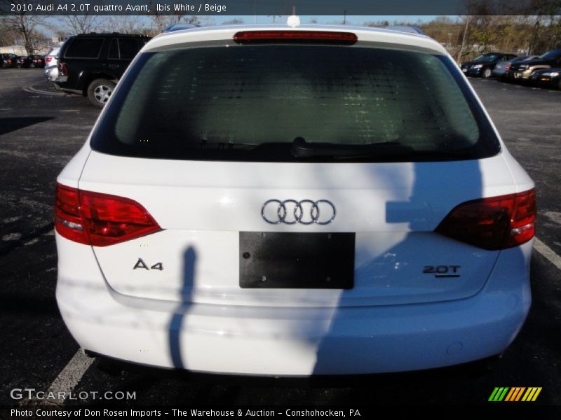 Ibis White / Beige 2010 Audi A4 2.0T quattro Avant