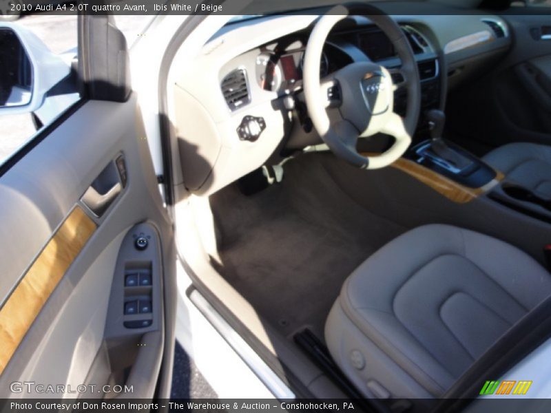 Ibis White / Beige 2010 Audi A4 2.0T quattro Avant