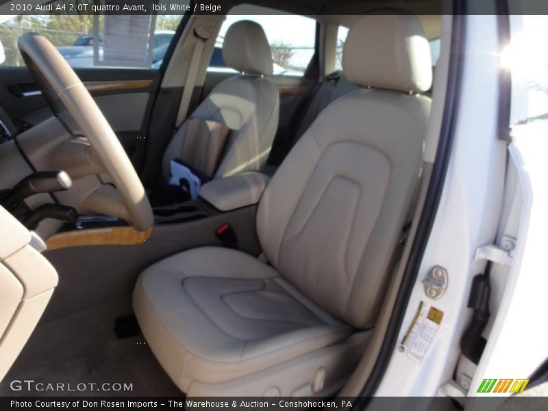  2010 A4 2.0T quattro Avant Beige Interior