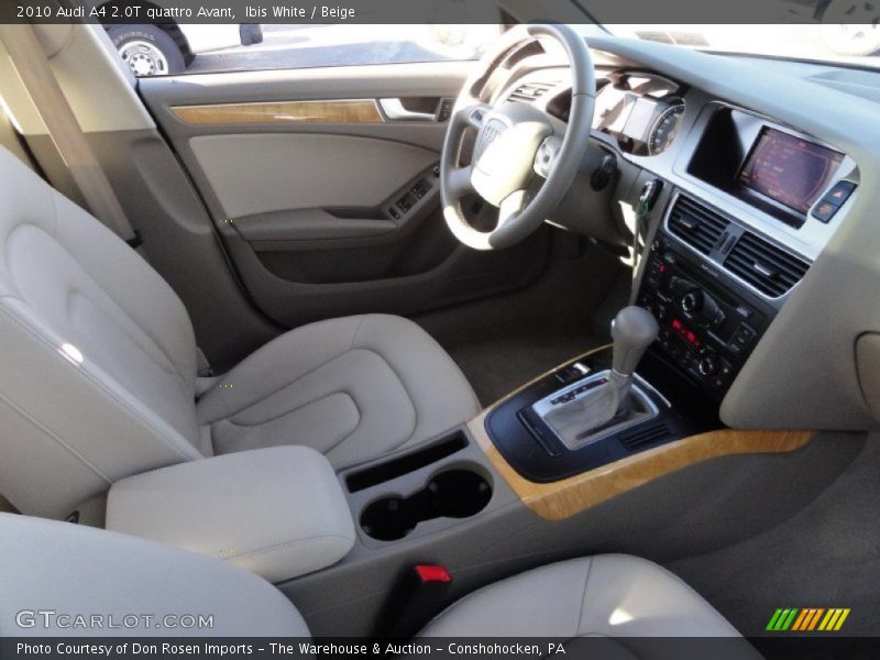 Ibis White / Beige 2010 Audi A4 2.0T quattro Avant