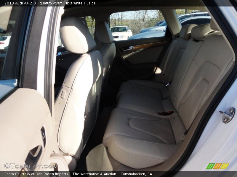  2010 A4 2.0T quattro Avant Beige Interior