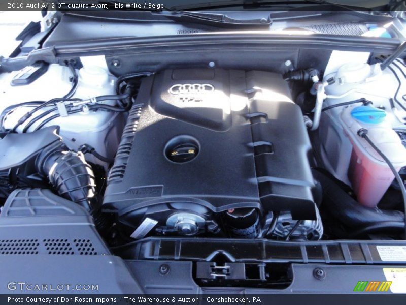  2010 A4 2.0T quattro Avant Engine - 2.0 Liter FSI Turbocharged DOHC 16-Valve VVT 4 Cylinder