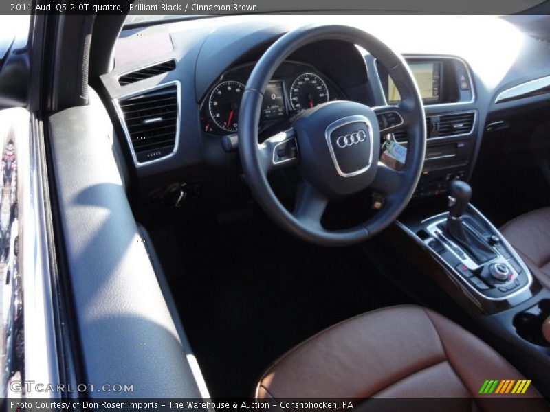 Brilliant Black / Cinnamon Brown 2011 Audi Q5 2.0T quattro