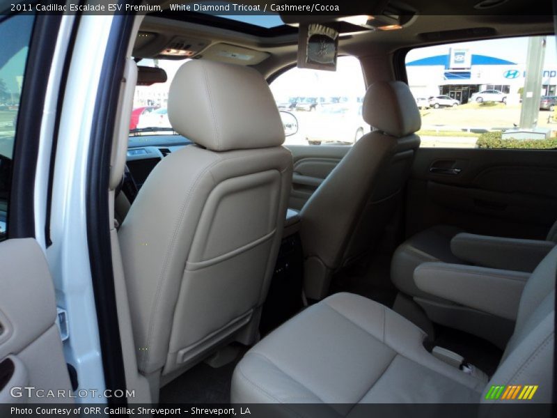 White Diamond Tricoat / Cashmere/Cocoa 2011 Cadillac Escalade ESV Premium