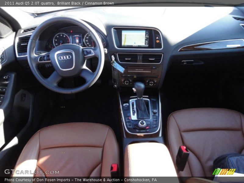 Brilliant Black / Cinnamon Brown 2011 Audi Q5 2.0T quattro