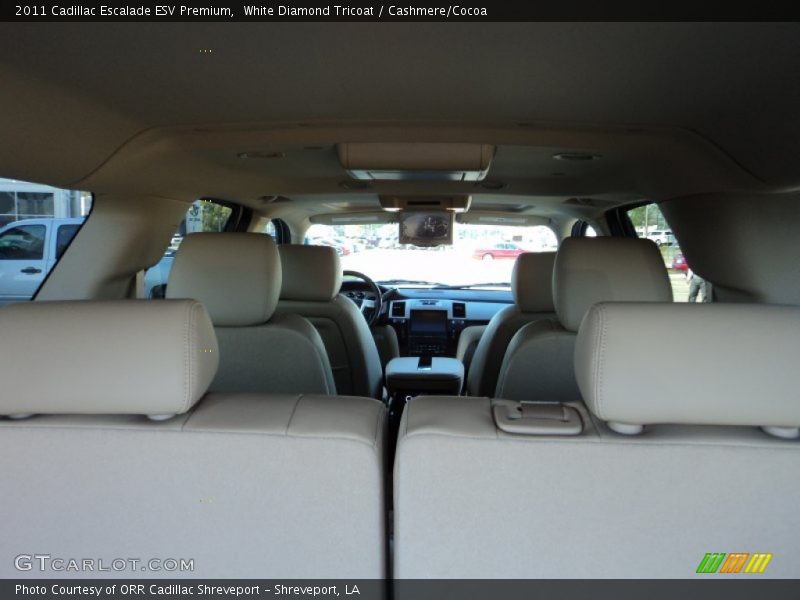 White Diamond Tricoat / Cashmere/Cocoa 2011 Cadillac Escalade ESV Premium