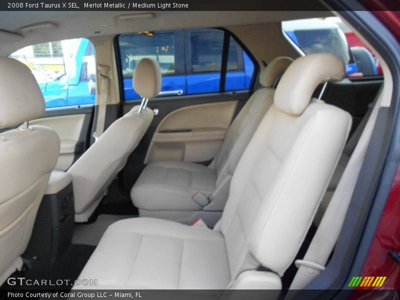 Merlot Metallic / Medium Light Stone 2008 Ford Taurus X SEL