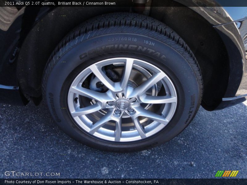 Brilliant Black / Cinnamon Brown 2011 Audi Q5 2.0T quattro