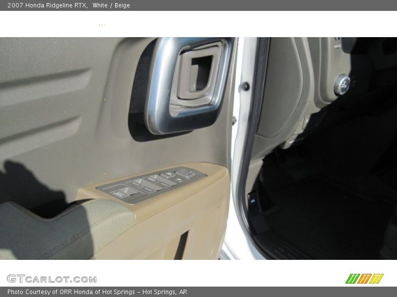 White / Beige 2007 Honda Ridgeline RTX